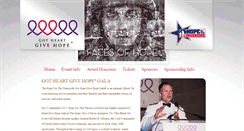 Desktop Screenshot of gotheartgivehope.org